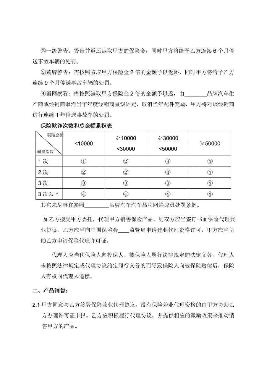 保险公司与4S店合作协议范本_第4页