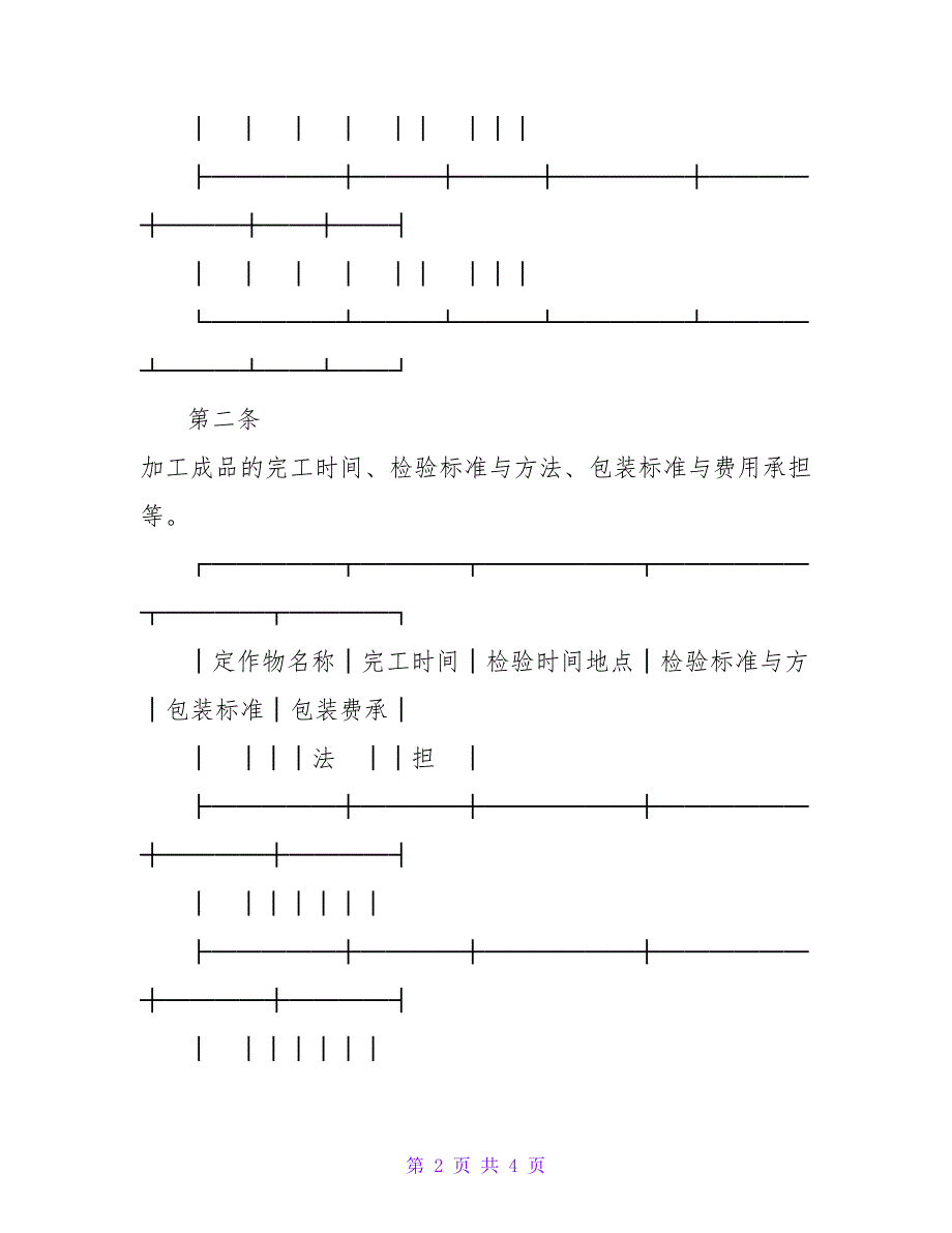 承揽合同2023(含运输).doc_第2页