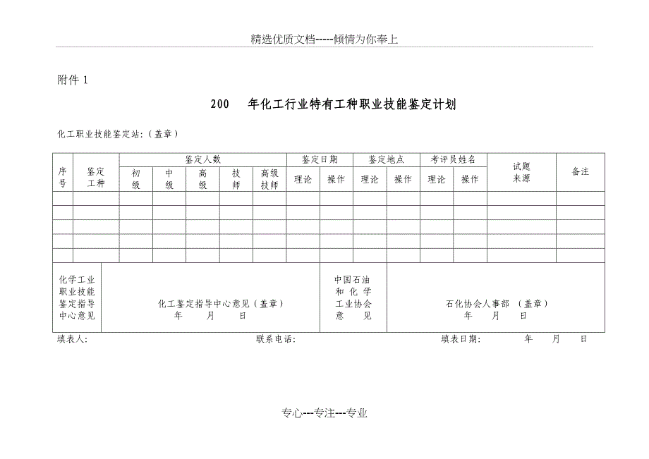 化工行业职业技能鉴定实施细则_第4页