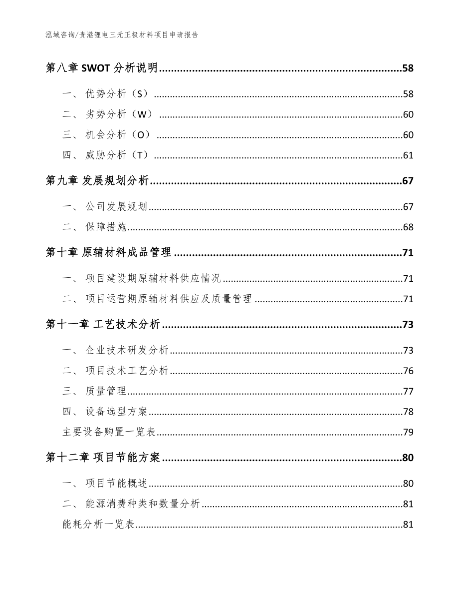 贵港锂电三元正极材料项目申请报告（模板）_第3页