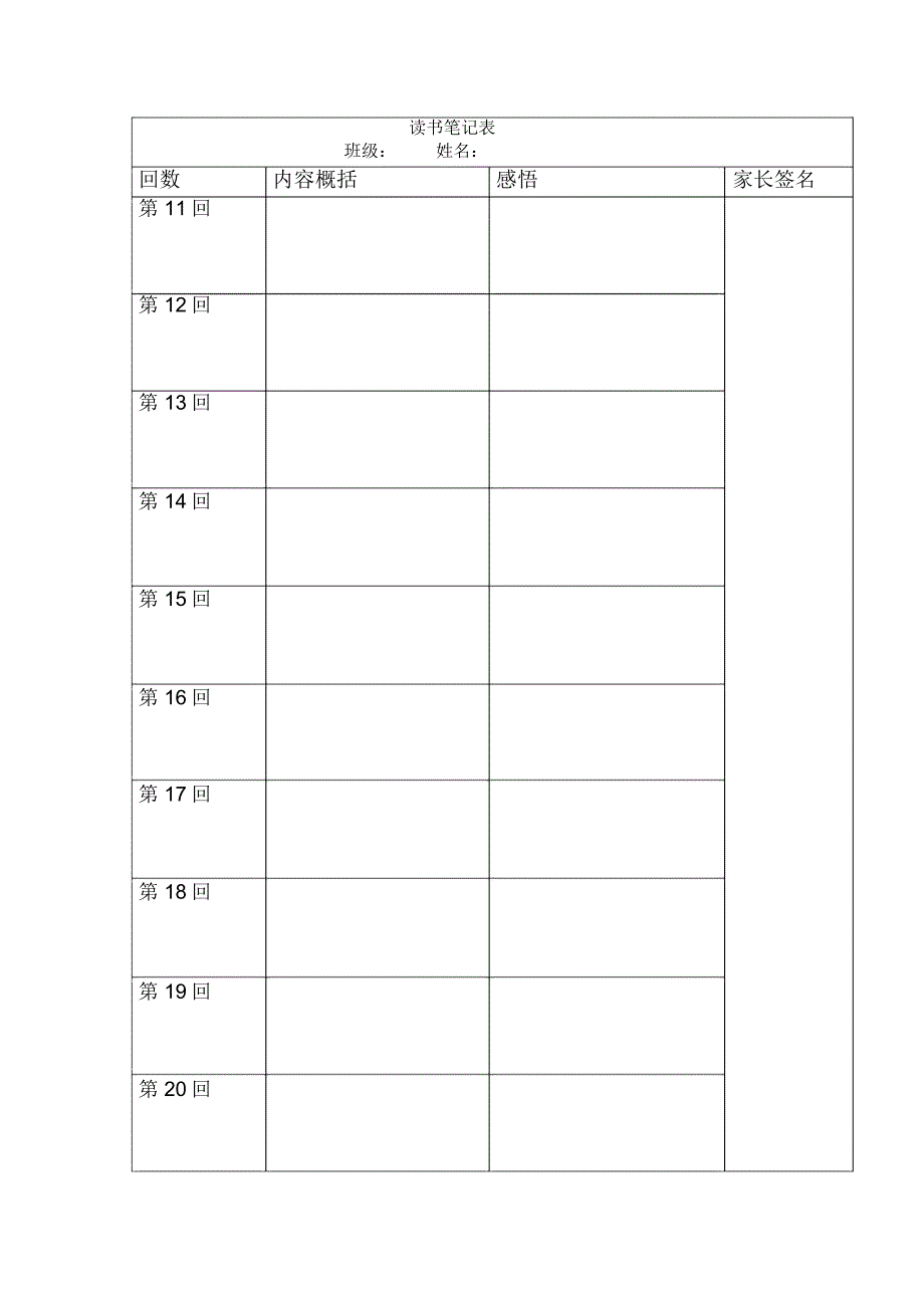 读书笔记表(表格)_第2页