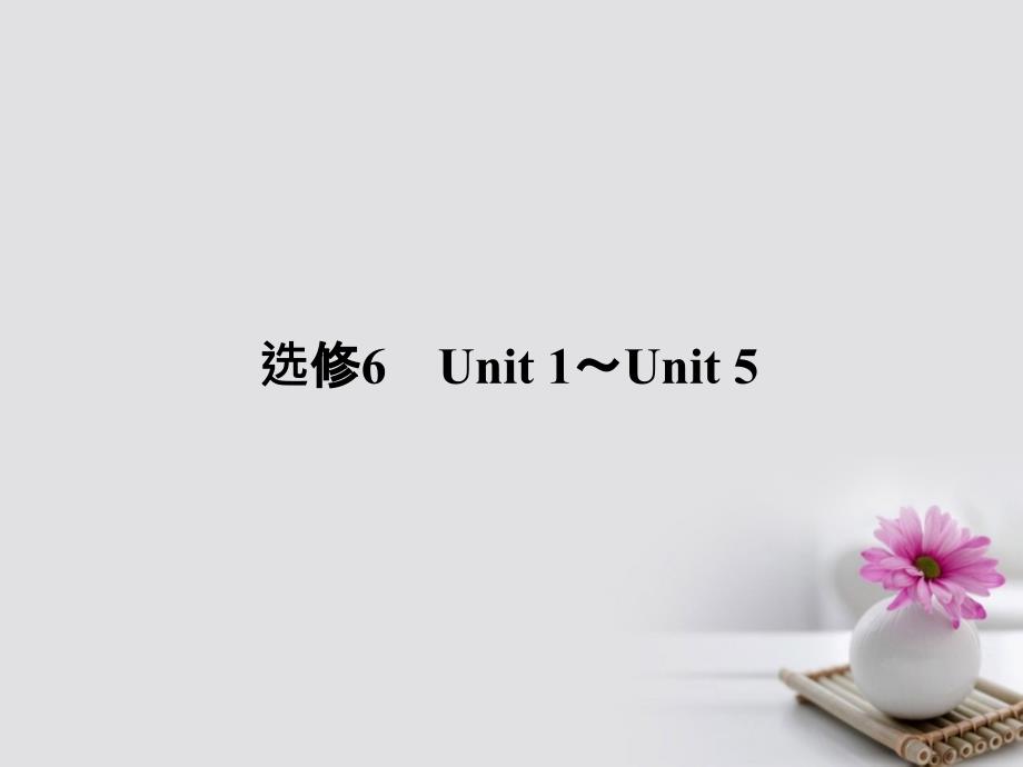 2018届高三英语总复习 第一部分 回归教材 Unit 5 The power of nature课件 新人教版选修6_第2页