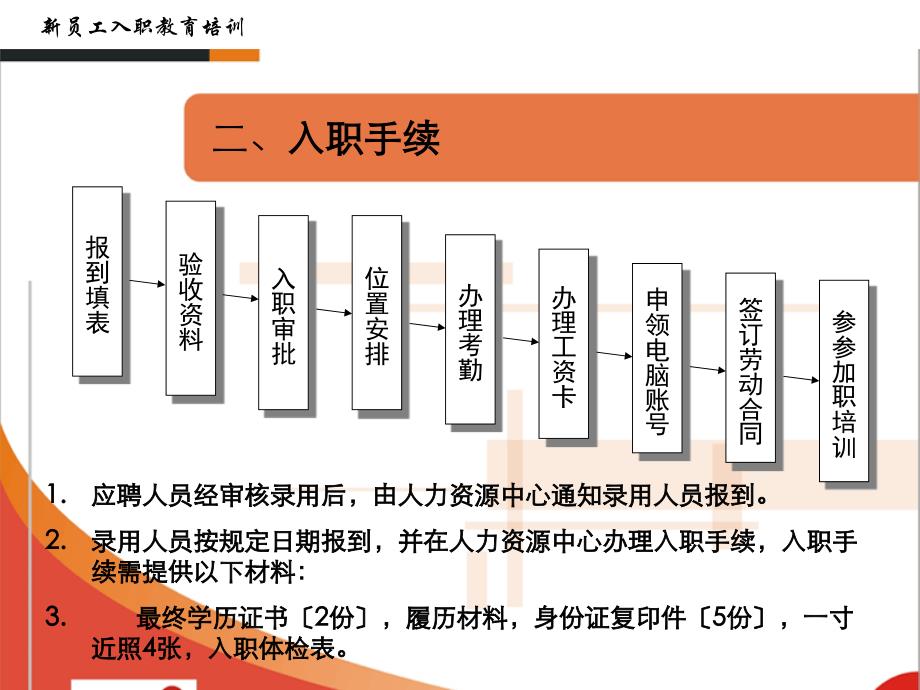 新员工入职教育培训入职流程劳动纪律及相关制度29页_第3页