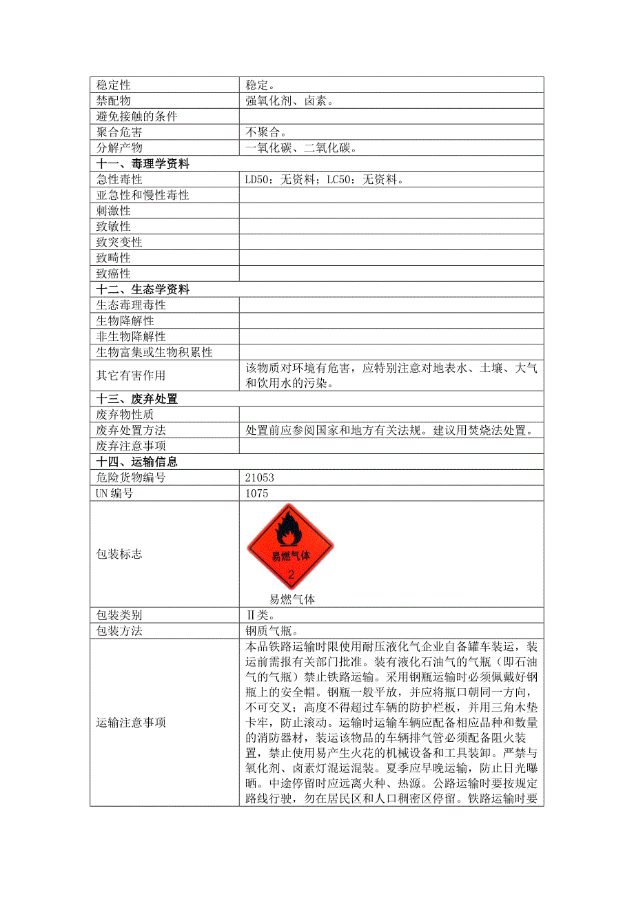 液化石油气安全技术说明书2019版_第3页