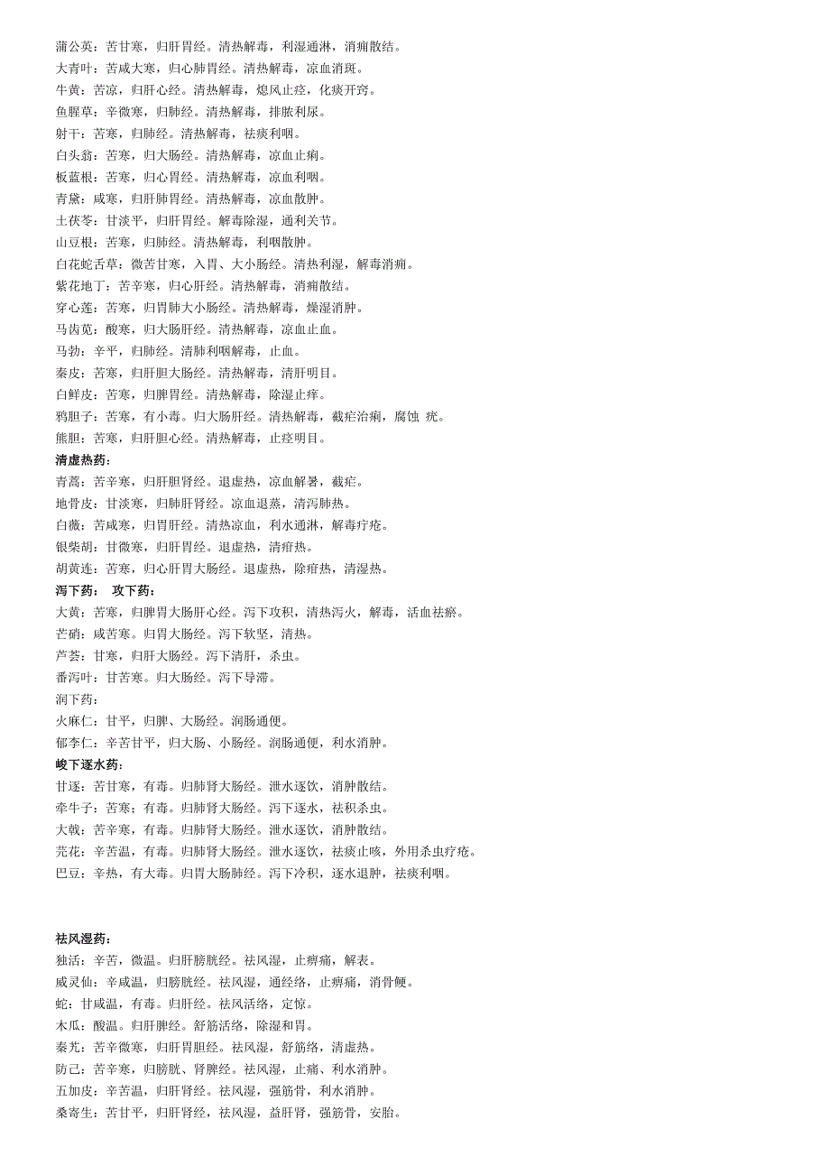 常见中药大全_中药名称及作用.doc_第2页