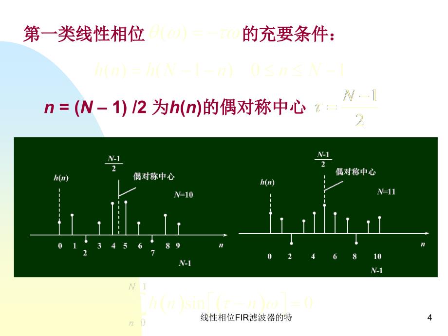 线性相位FIR滤波器的特课件_第4页