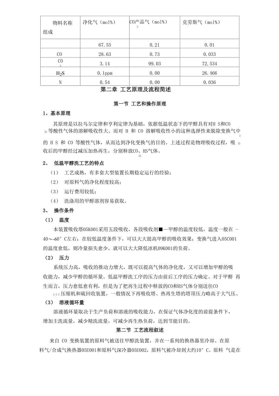 低温甲醇洗操作方案_第5页