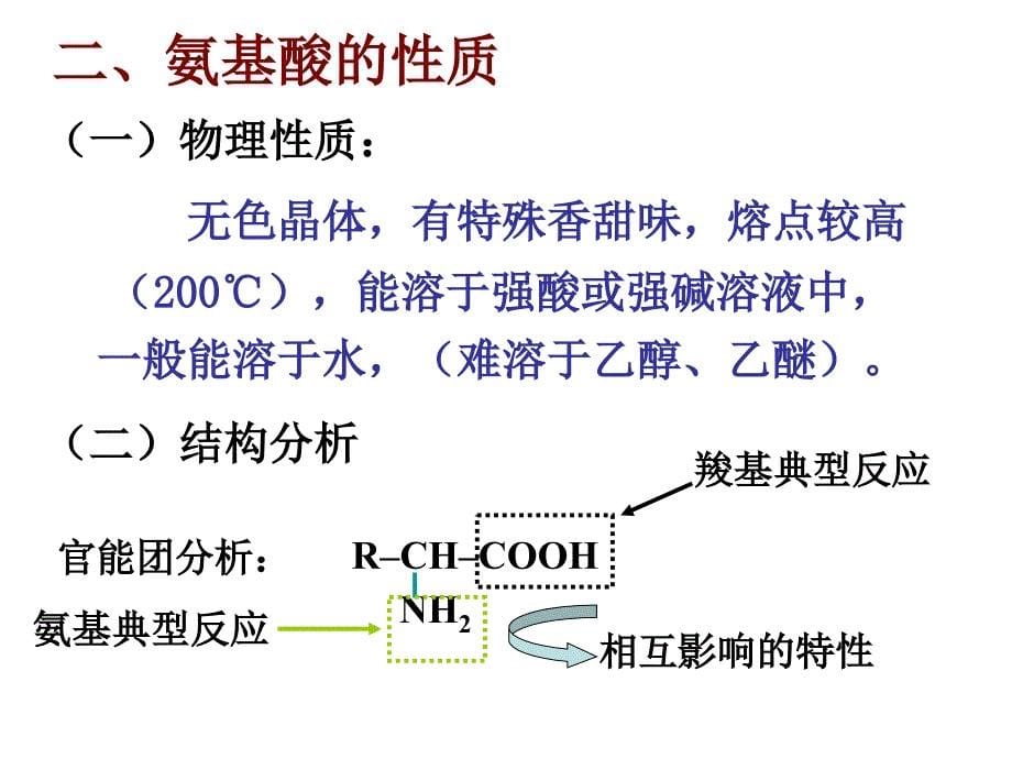 【化学】5.2氨基酸 蛋白质 核酸8——氨基酸课件1(苏教版选修5)_第5页