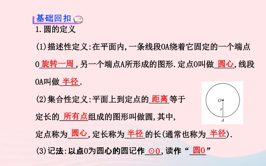 九年级数学下册 第三章圆 1 车轮为什么做成圆形习题课件 北师大版_第3页