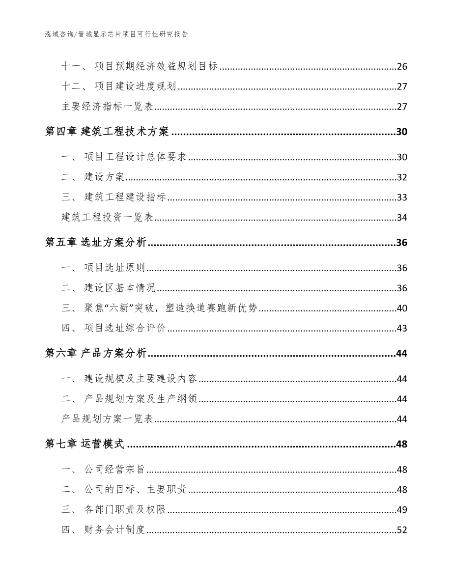 晋城显示芯片项目可行性研究报告（参考范文）_第2页