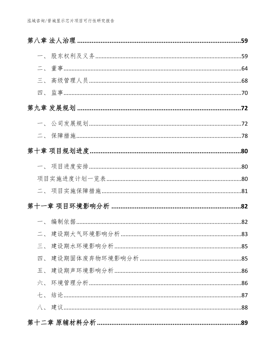 晋城显示芯片项目可行性研究报告（参考范文）_第3页