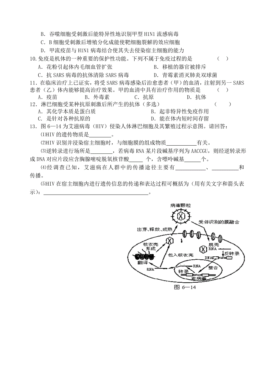 导学案免疫失调引起的疾病(选修)_第4页