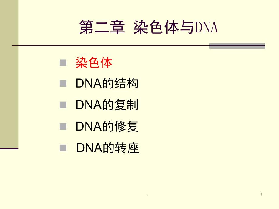 分子生物学课堂PPT_第1页