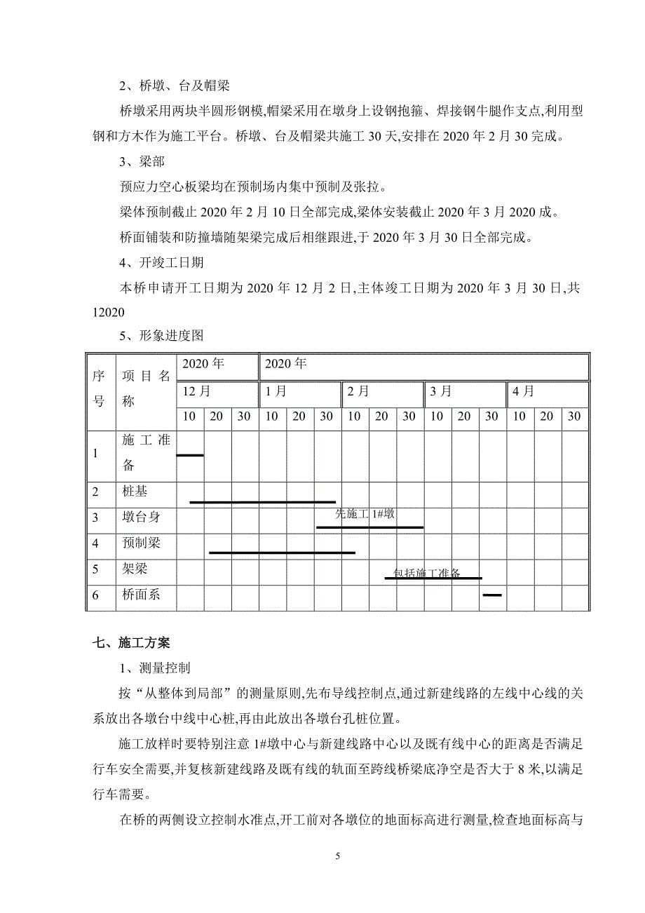 公路立交桥实施性施工组织设计_第5页