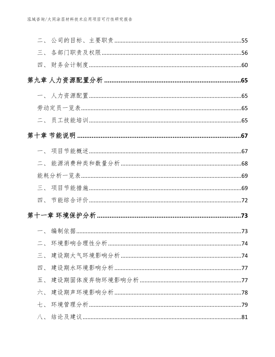 大同涂层材料技术应用项目可行性研究报告模板范本_第3页