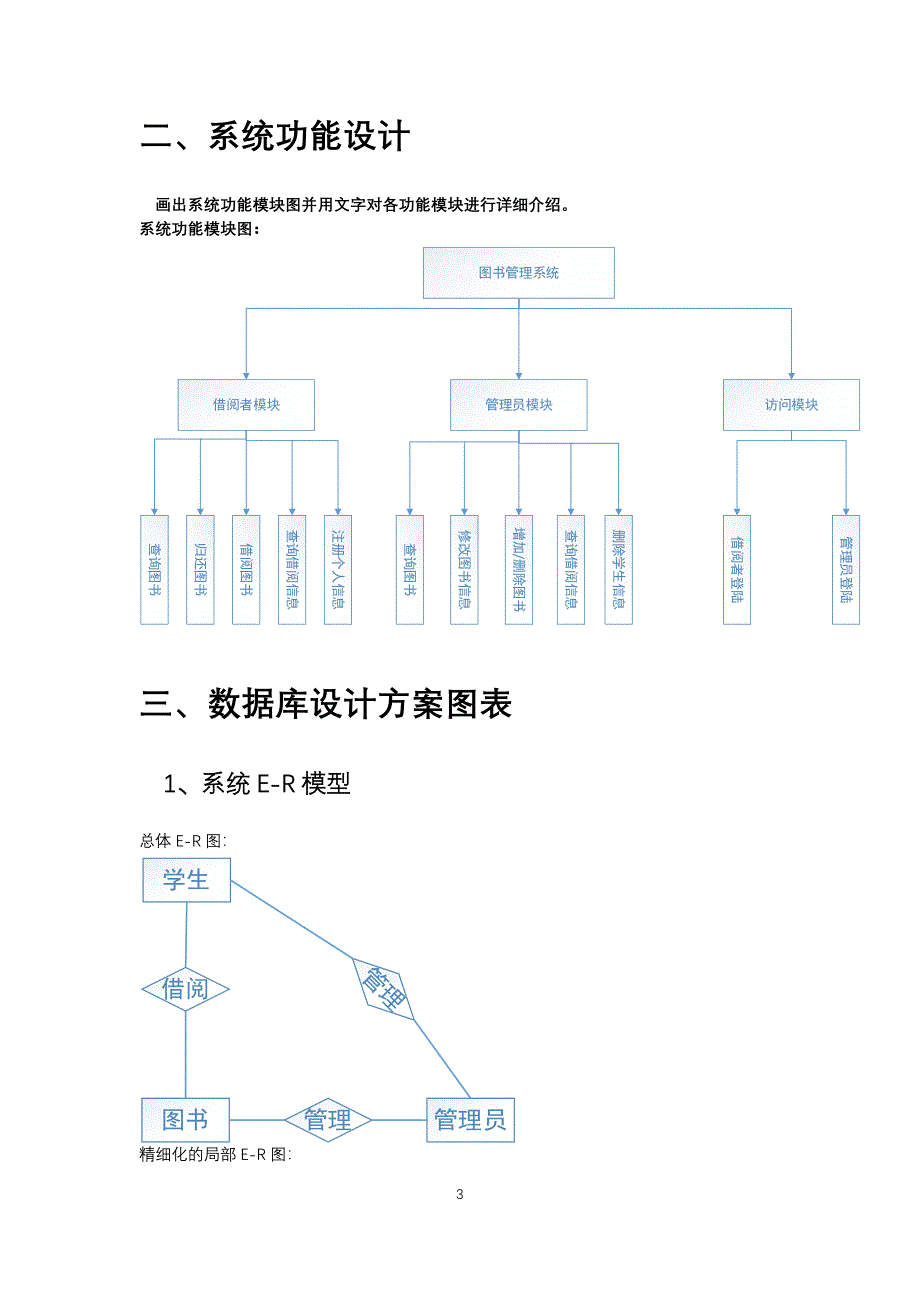 图书管理系统数据库设计-MYSQL实现.docx_第3页