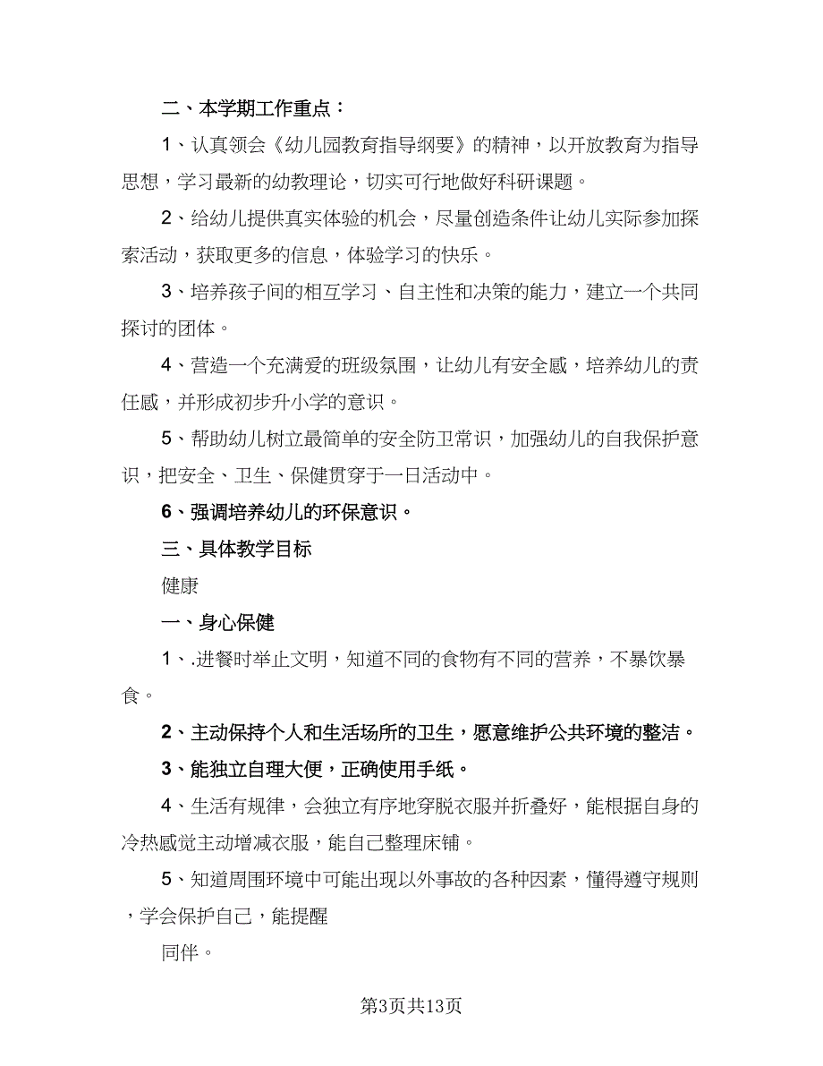 2023大班教育教学计划例文（四篇）.doc_第3页