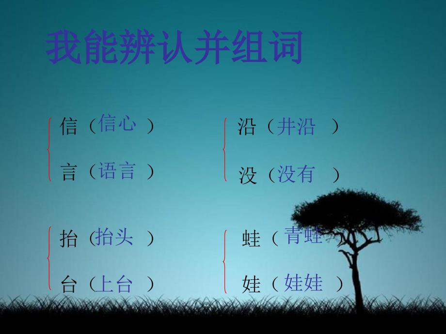 二年级语文上册课文412坐井观天课堂教学课件3新人教版新人教版小学二年级上册语文课件_第3页