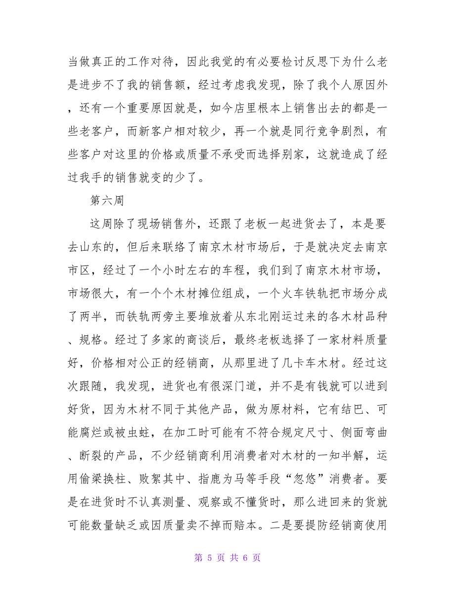 销售顶岗实习周记范文2.doc_第5页