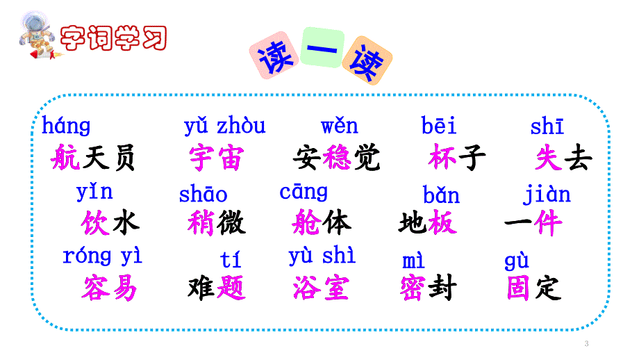 部编本二年级语文下18太空生活趣事多PPT幻灯片_第3页