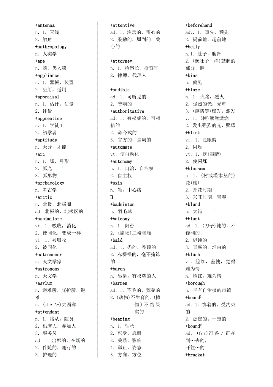 职称英语A级词汇表.doc_第2页