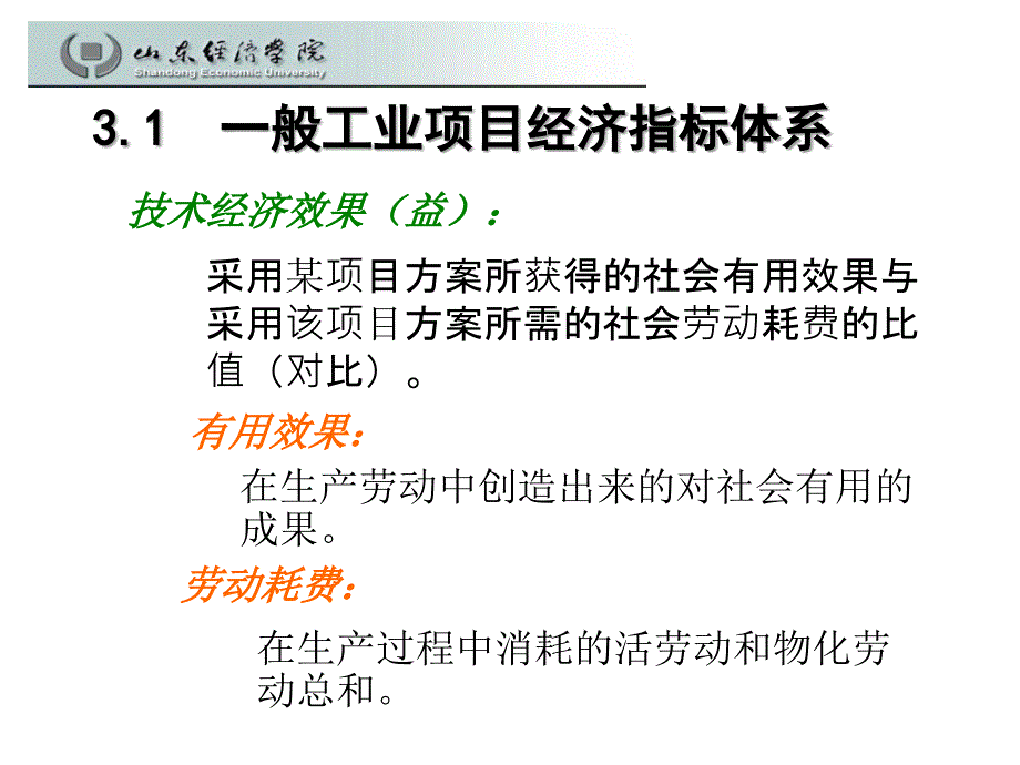 工程技术项目经济评价指标体系_第2页