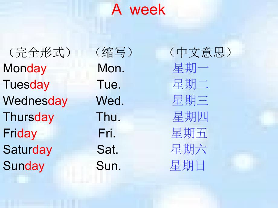 新版人教版小学英语五年级上册第二单元_第4页