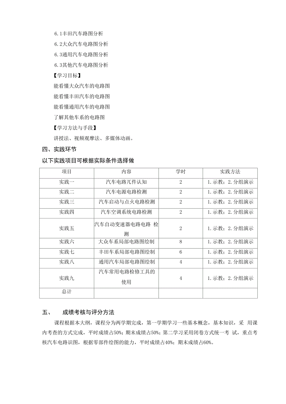 汽车电路分析_第4页