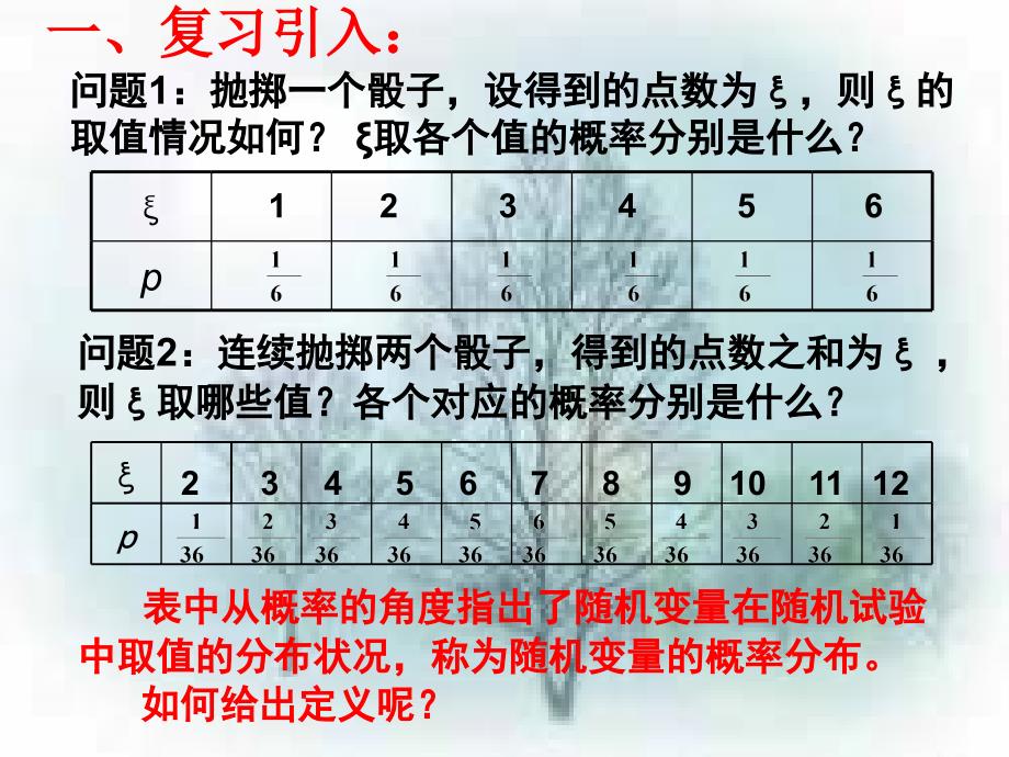 离散型随机变量分布列_第2页