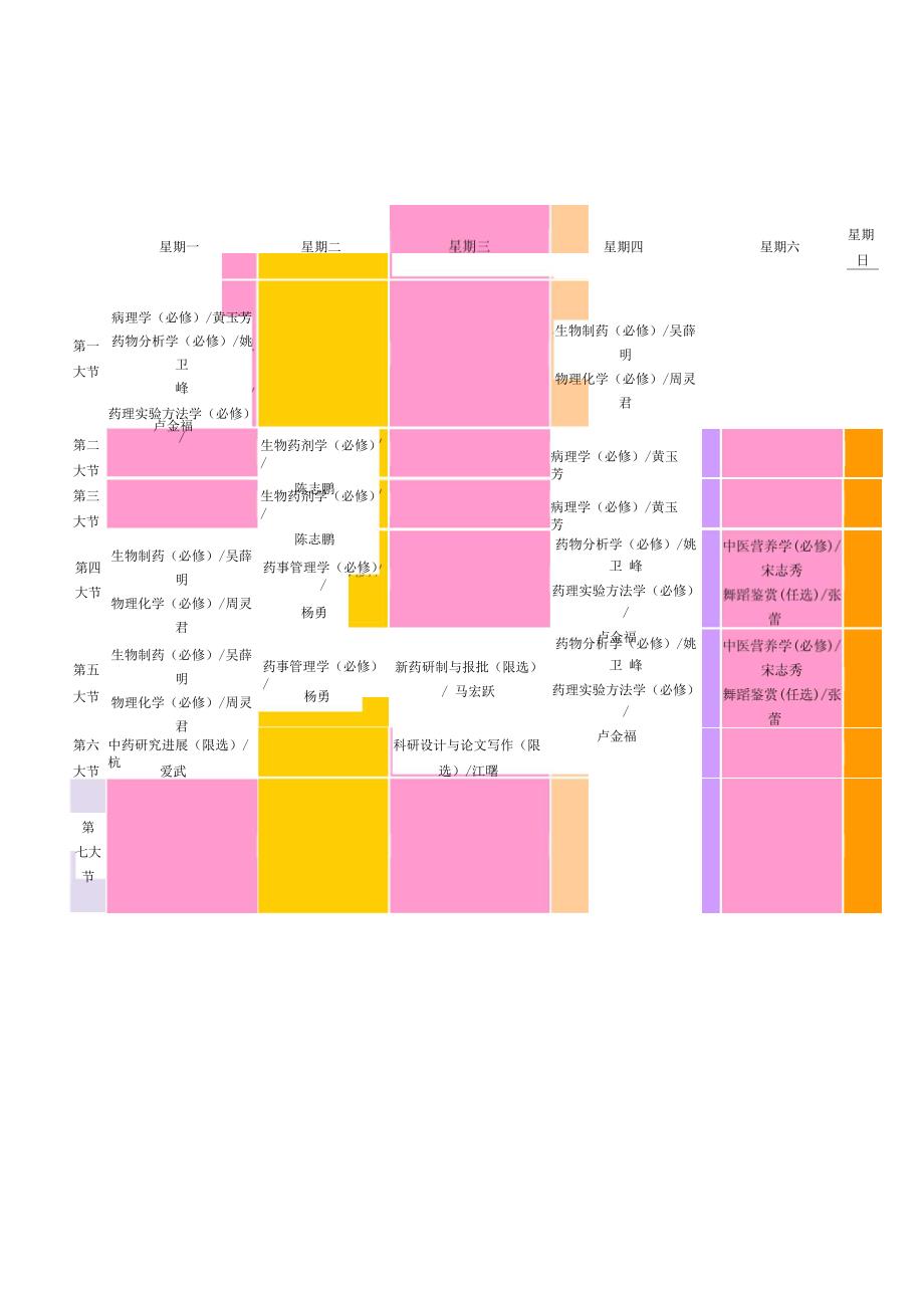 南京中医药大学课表_第1页