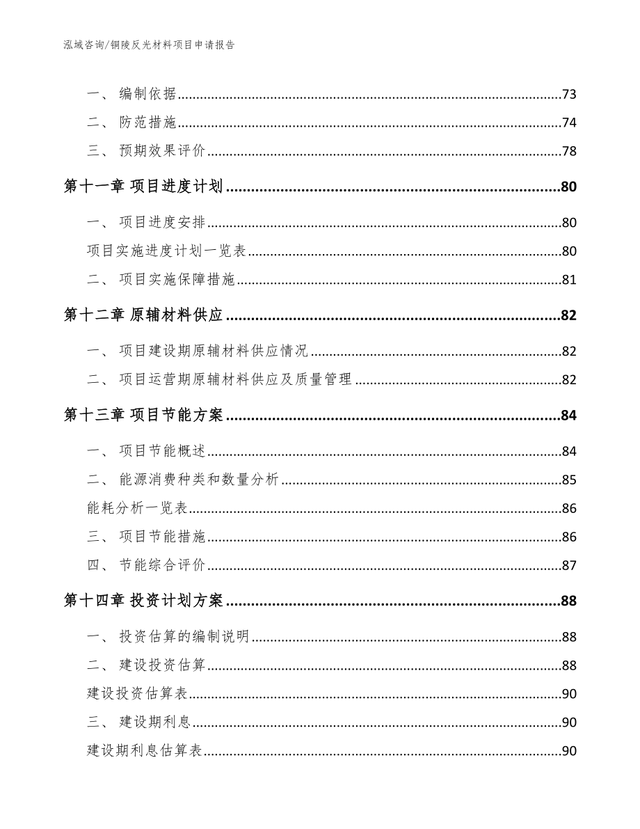 铜陵反光材料项目申请报告（模板范文）_第4页