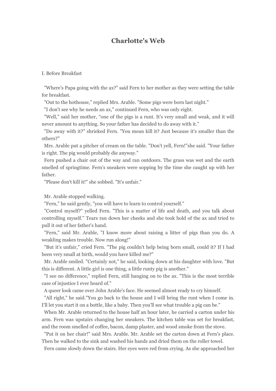 Charlotte&#39; Web_第1页