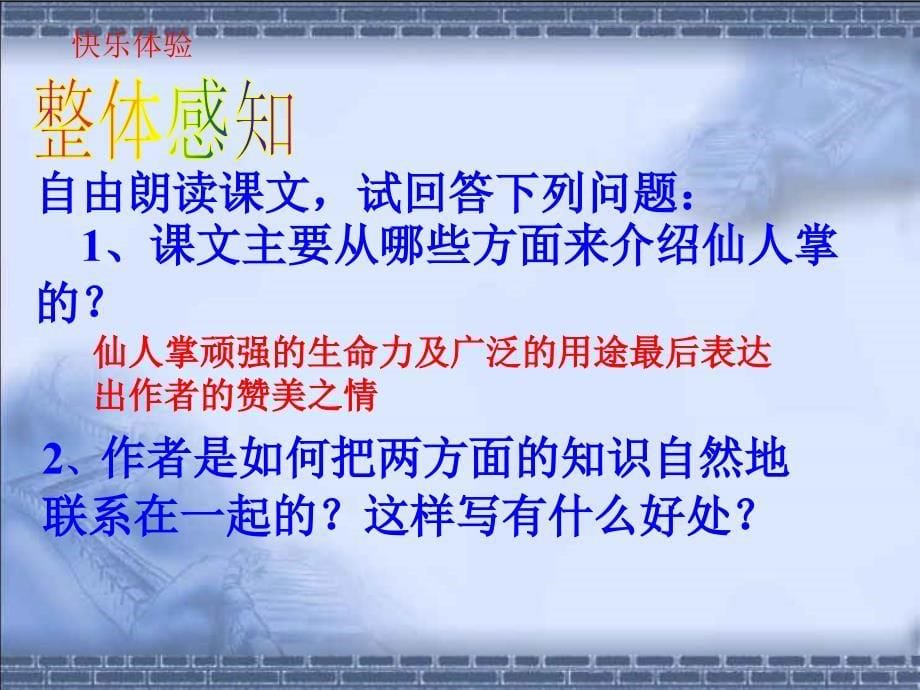 六年级上册语文课件4.15仙人掌西师大版共27张PPT_第5页