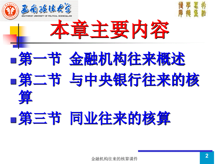 金融机构往来的核算课件_第2页