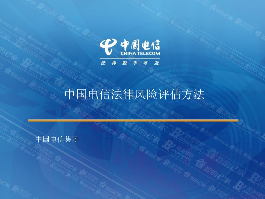 中国电信法律风险评估方法_第1页
