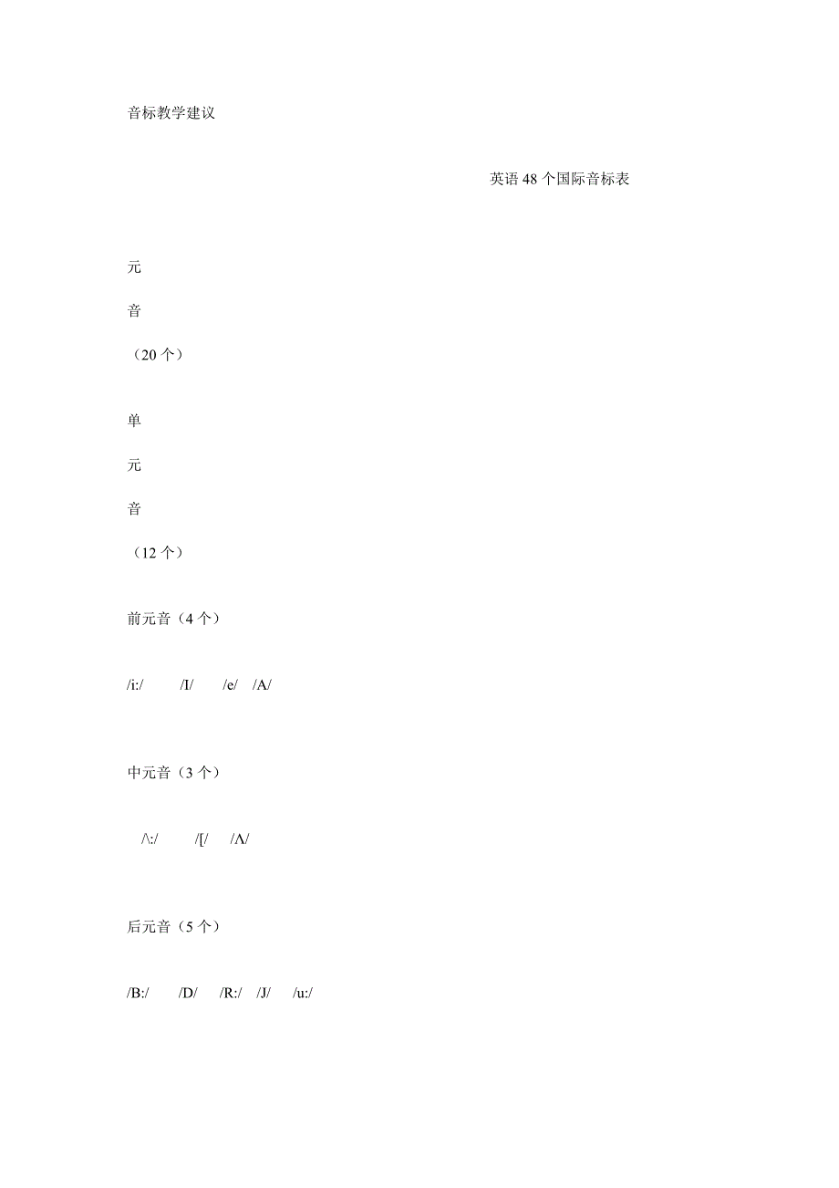 初一如何进行音标教学_第1页