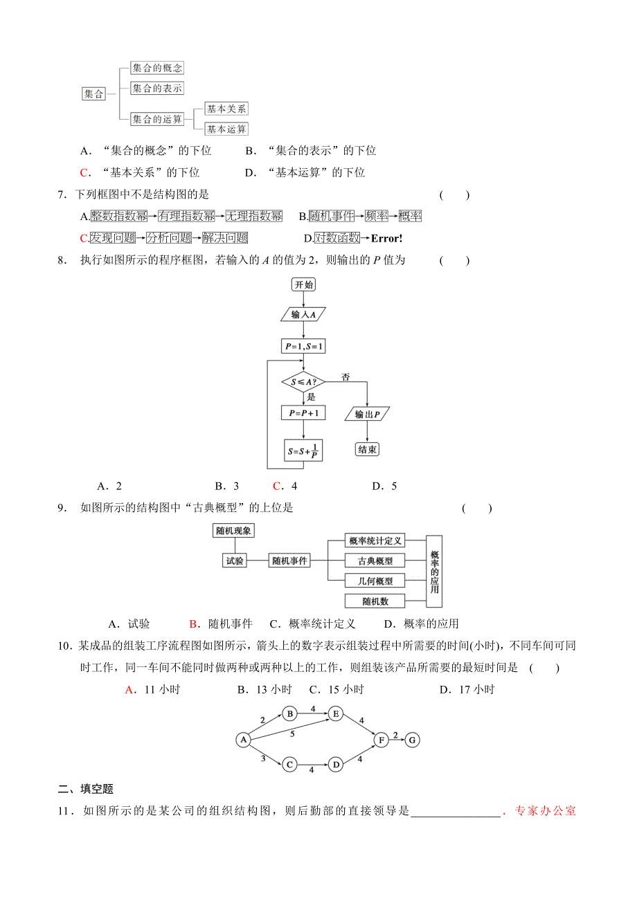 2013-2014学年高中数学(人教A版选修1-2)同步检测：第4章.doc_第2页