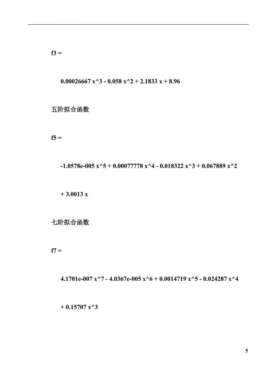 曲线拟合题目 第六章.doc_第5页