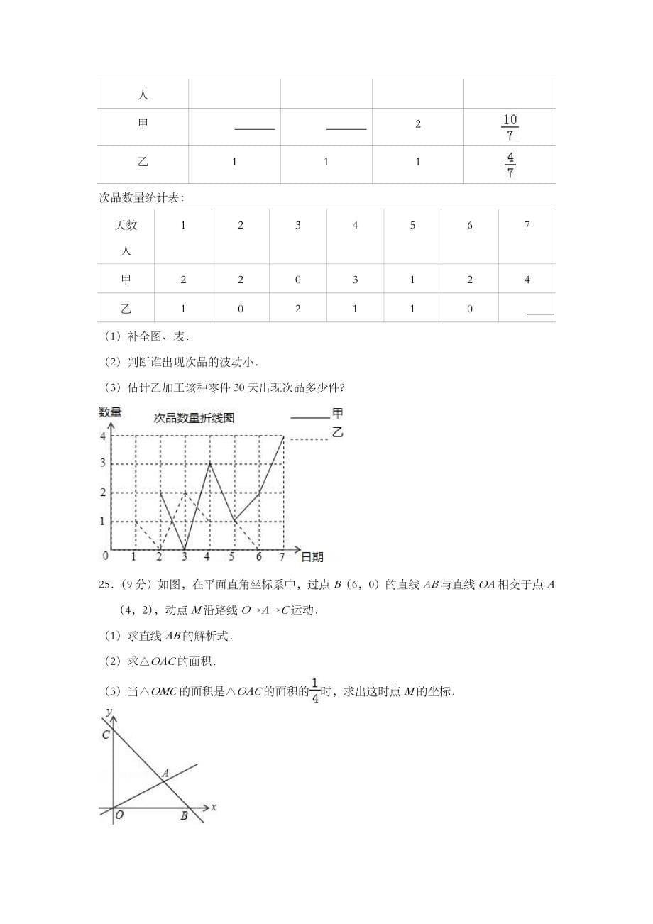 【3套】人教版八年级数学上册期末考试试题及答案.doc_第5页