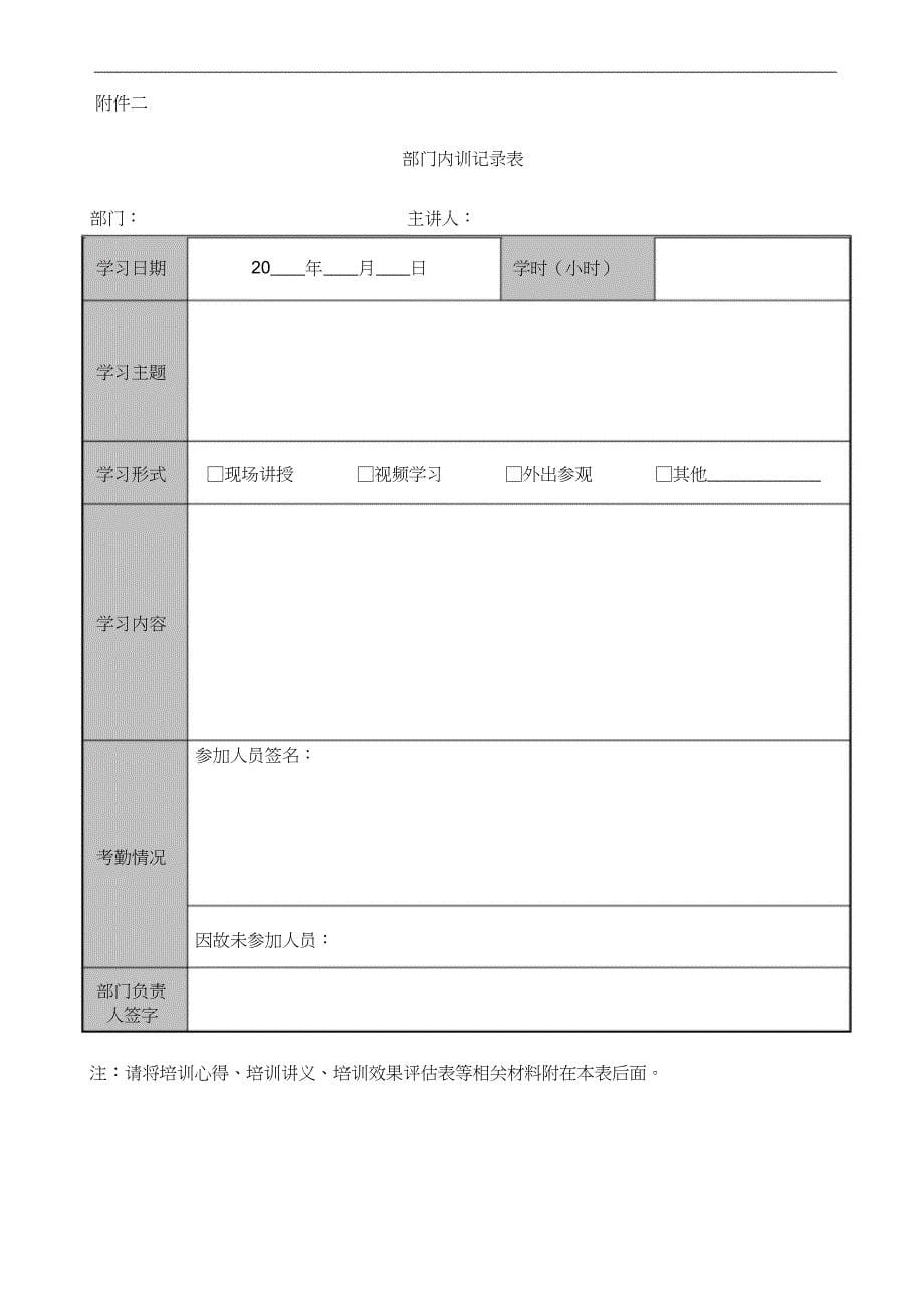 企业内训管理制度[共6页]_第5页