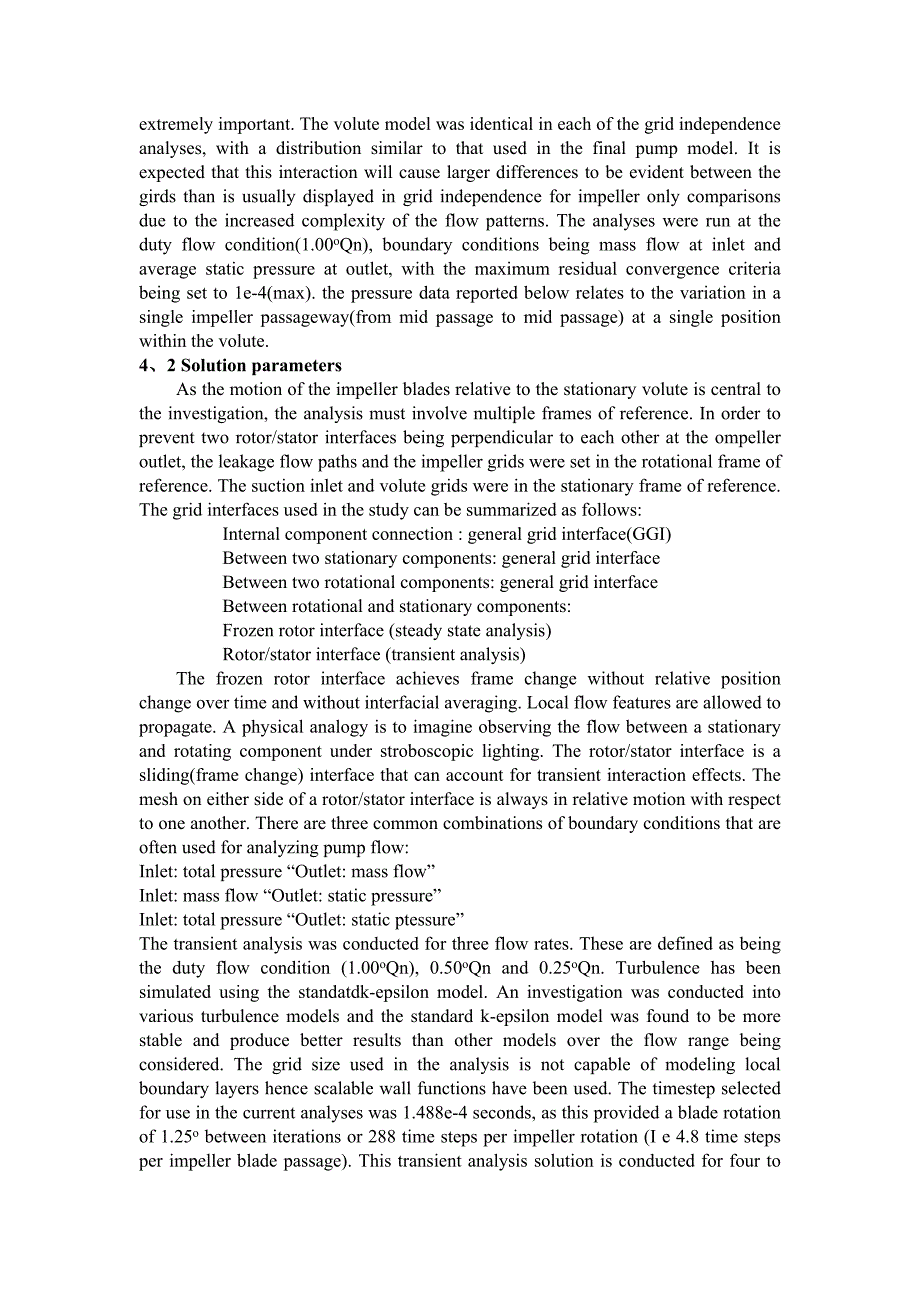 外文翻译--研究一个离心泵内的震动压力—利用数字表示的方法来支持工业实验.doc_第4页