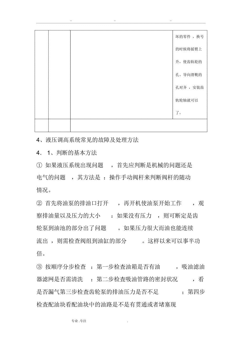 采煤机常见故障与排除方法_第5页