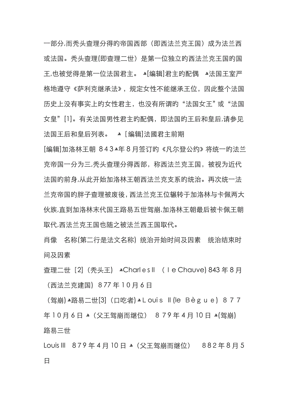 法国君主列表_第4页