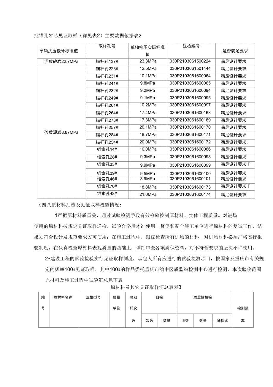 大溪沟龙家湾危改4#楼边坡工程子单位工程验收小结(2019618改版)精品文档12页_第5页