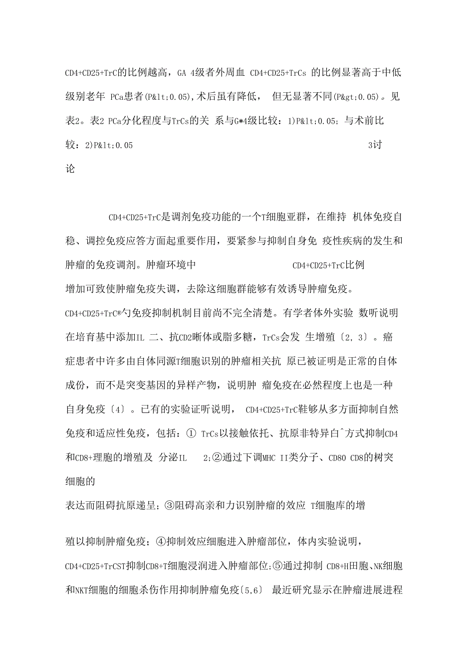 老年前列腺癌手术前后外周血调剂性T细胞转变的临床意义_第3页