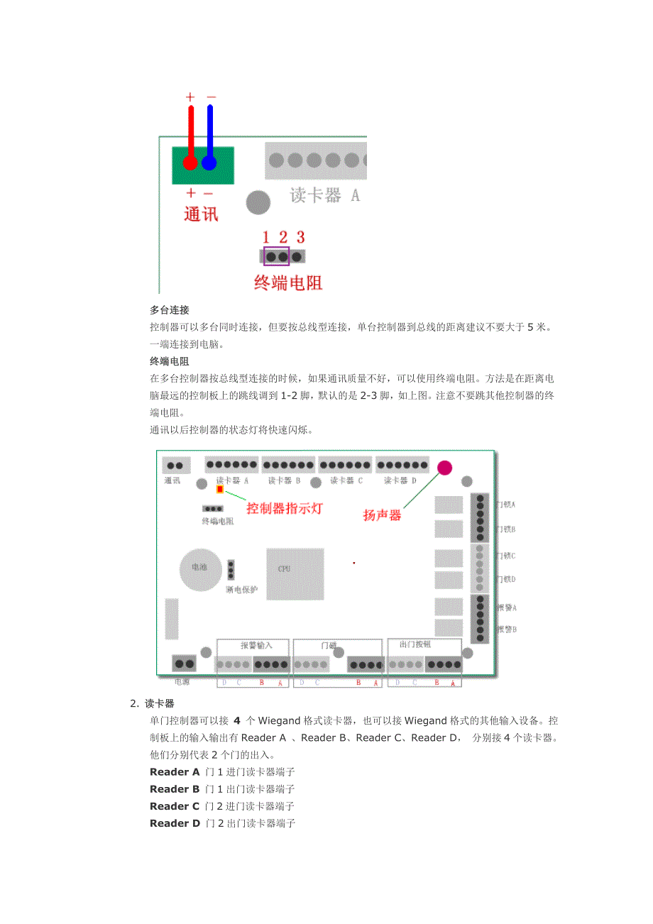 KN-2000 2门双向门禁机接线说明.doc_第2页