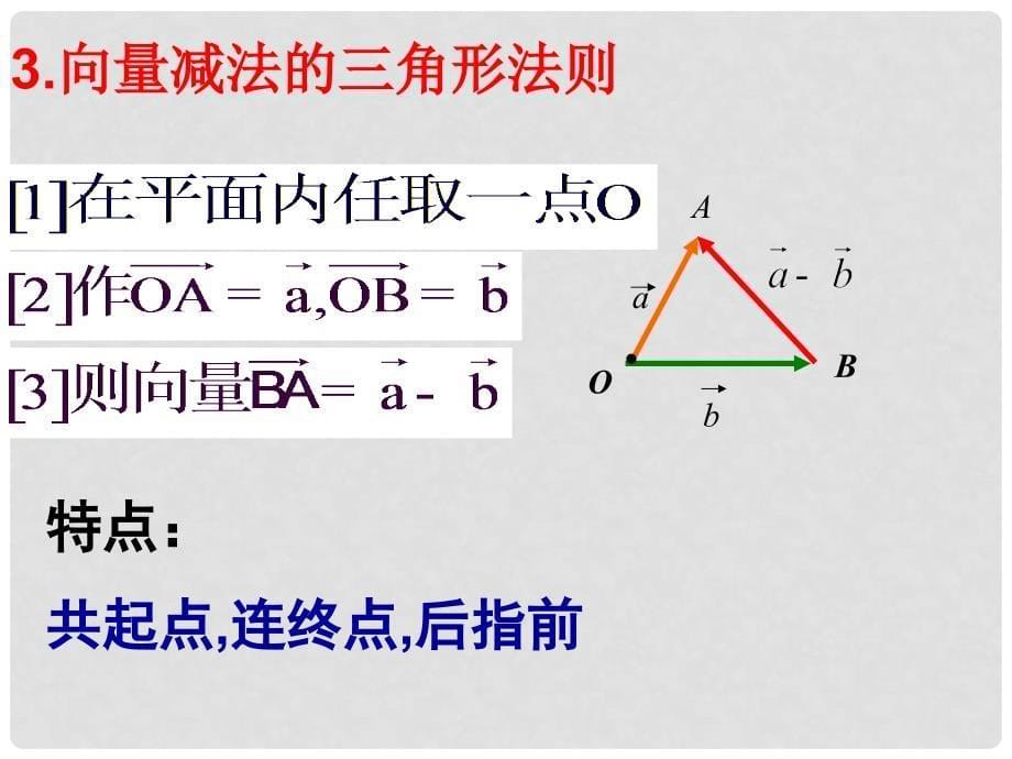 高考数学一轮复习课件：5.1向量复习_第5页