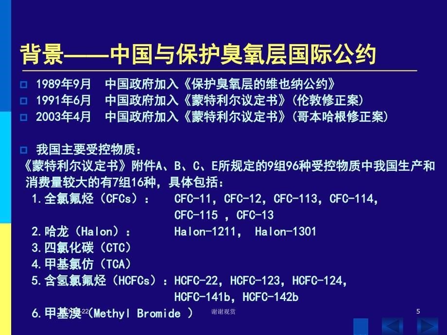 加强地方消耗臭氧层物质淘汰能力建设项目课件_第5页