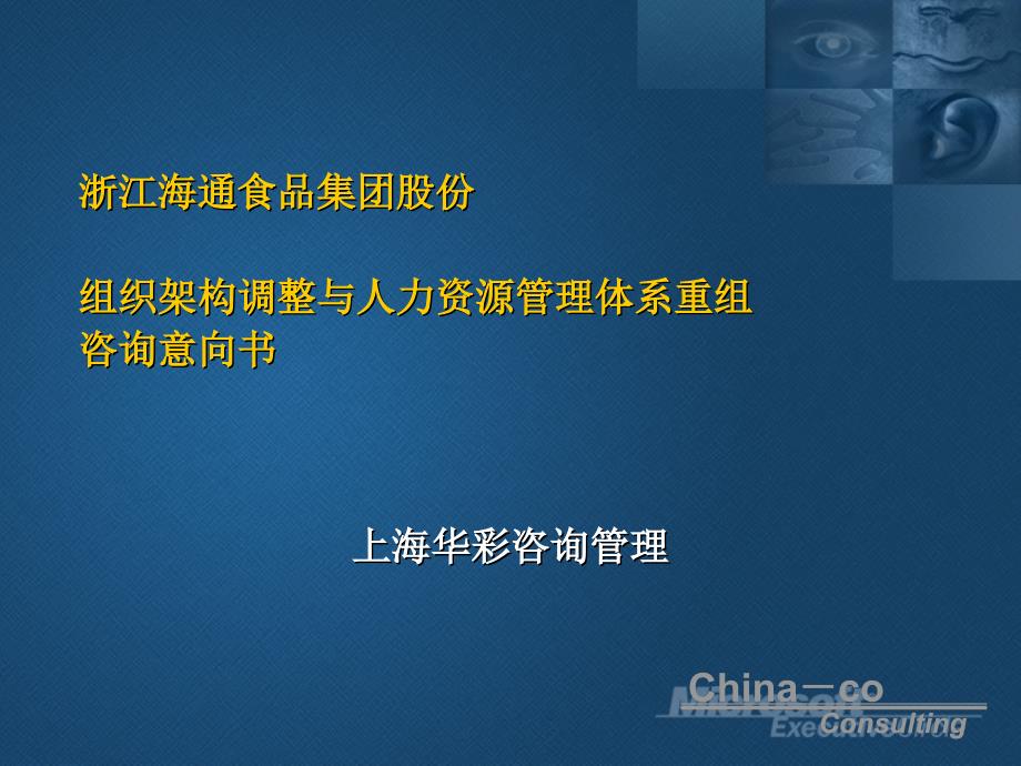 组织架构调整与人力资源管理体系重组咨询_第1页