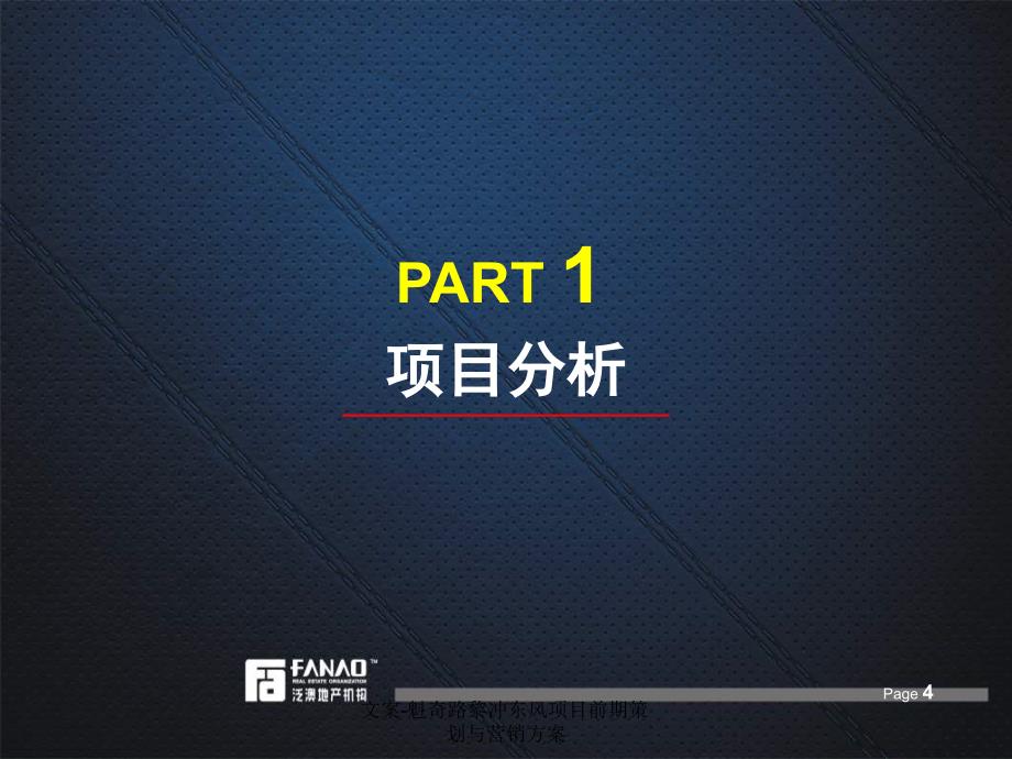 文案魁奇路黎冲东风项目前期策划与营销方案_第4页